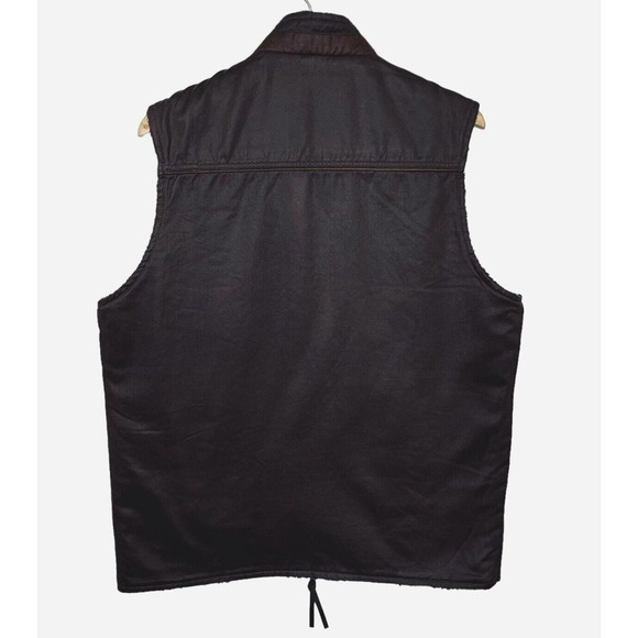Madison Creek Outfitters Teton Reversible Waxed Twill Vest Mens Size Small $175 - Picture 8 of 13